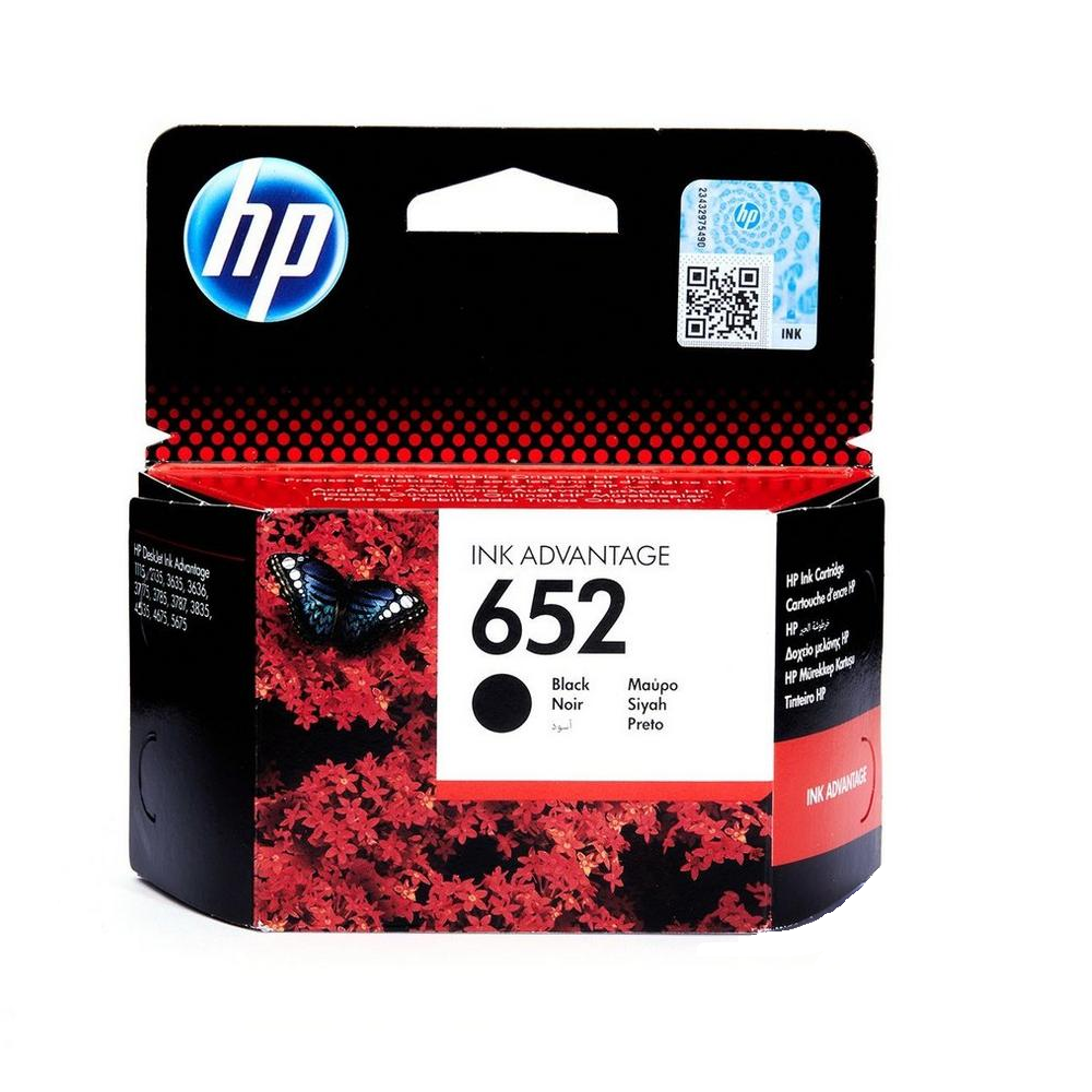 40049 INK CARTRIDGE HP 652 BLACK Advanced Digital Ltd