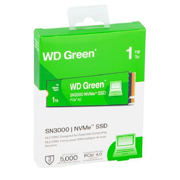 1WDG3K - WD SSD NVMe : 1TB - GREEN SN3000
