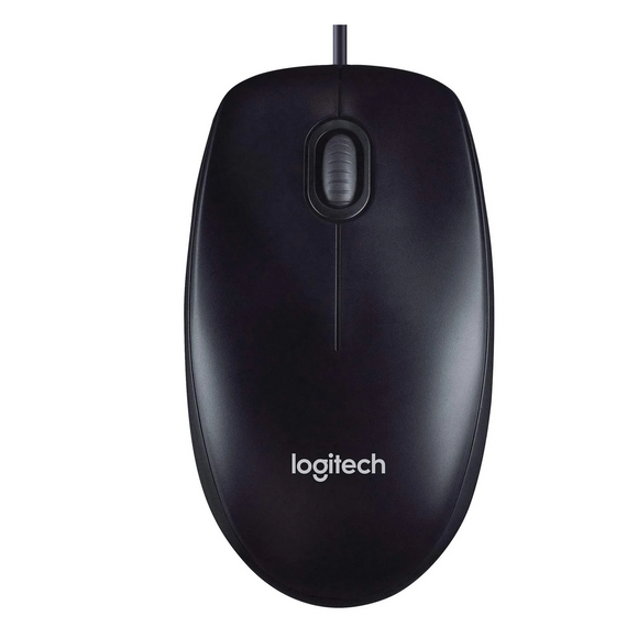 55001 - LOGITECH USB MOUSE . B90/M100R BLACK