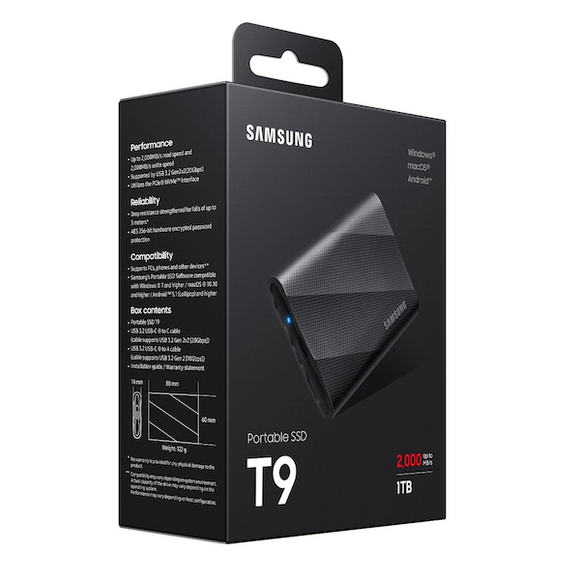 CSMT9 - SAMSUNG EXTERNAL SSD : 2TB - T9