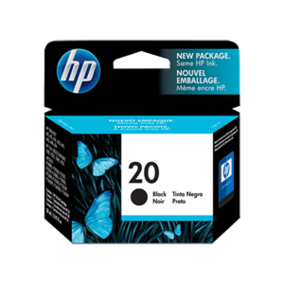 40019 - INK CARTRIDGE HP C6614D BLACK (HP 20)
